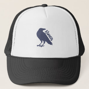 Silhouette of crow - Choose background colour Trucker Hat