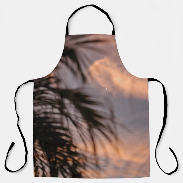 Silhouette of palm tree apron (Front)