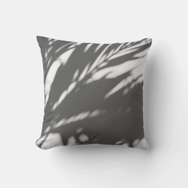 Silhouette of palm tree cushion (Front)