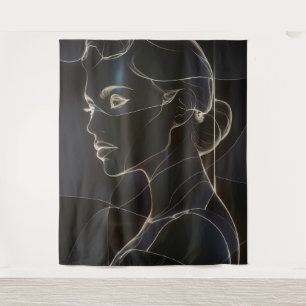 "SILHOUETTE OF SERENITY - THE INVISIBLE WOMAN OF G TAPESTRY
