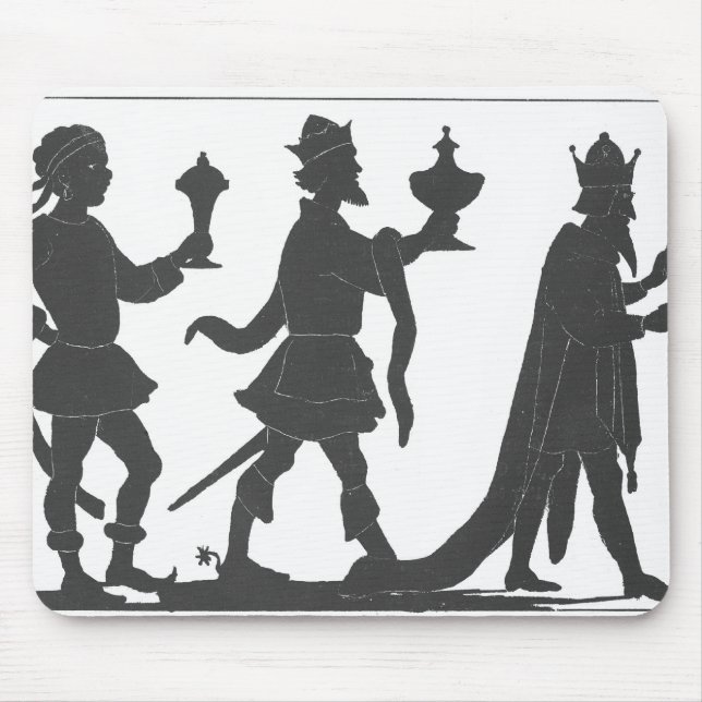 Silhouette of the Three Kings Mouse Pad (Front)