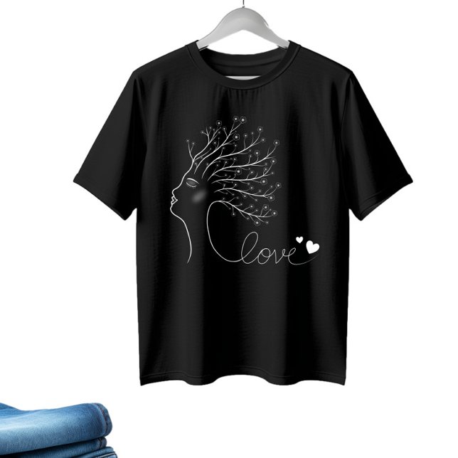 Silhouette of woman T-Shirt (Creator Uploaded)