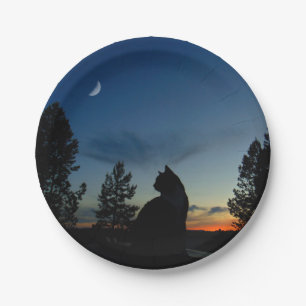 Silhouette Paper Plate