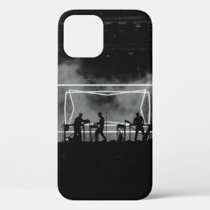 SILHOUETTE PHOTO OF ROCK BAND ON STAGE PERFORMING  iPhone 12 CASE