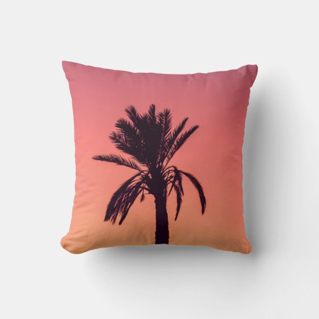 Silhouette photography of palm tree cushion (Front)