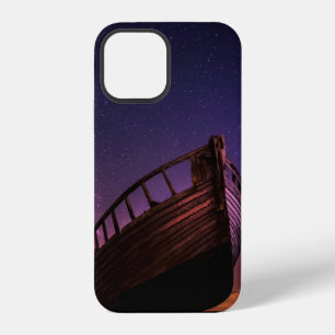 SILHOUETTE PHOTOGRAPHY OF SAILING BOAT ON BODY OF iPhone 12 CASE