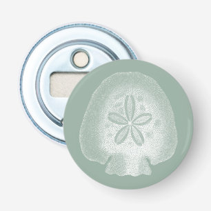 Silhouette Sand Dollar Bottle Opener
