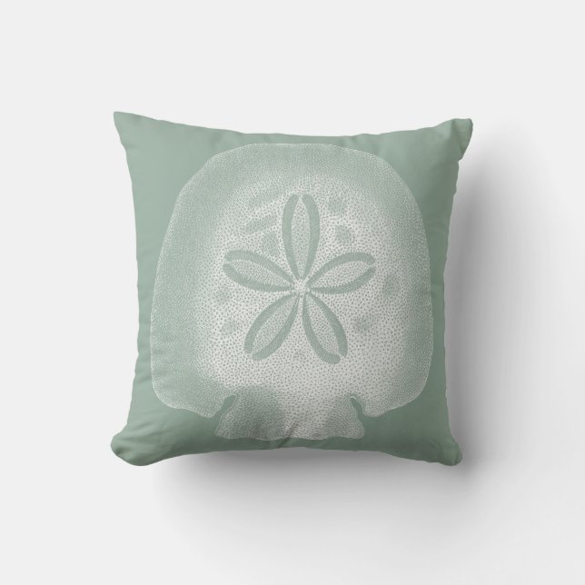 Silhouette Sand Dollar Cushion (Front)