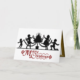Silhouette Sensations, Children and the Christmas Holiday Card