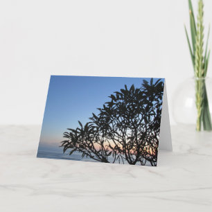 silhouette serene card