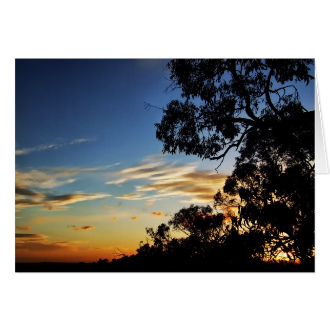 Silhouette Skyscapes Card (Front Horizontal)