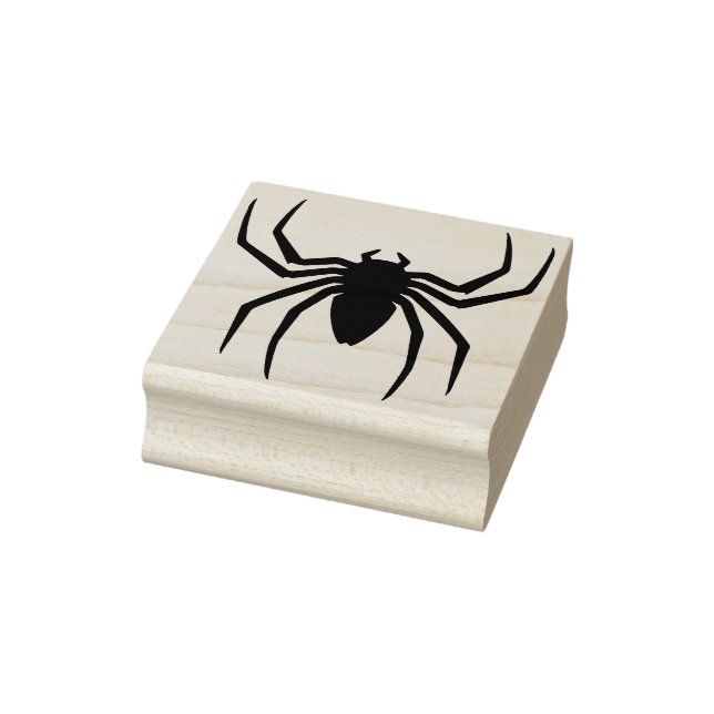 silhouette spider art stamp (Stamp)