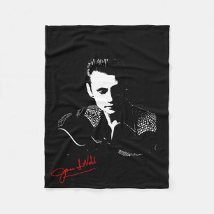 Silhouette with Autograph Fleece Blanket