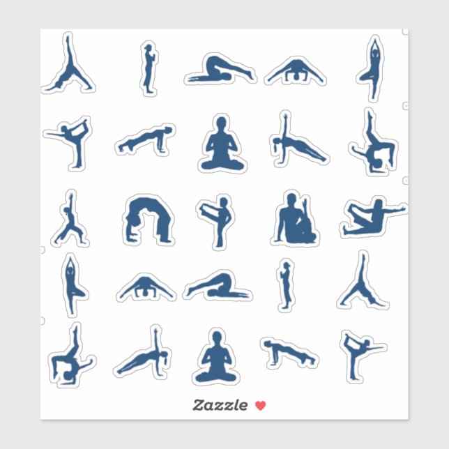 Silhouette Yoga Poses Thunder_Cove (Sheet)