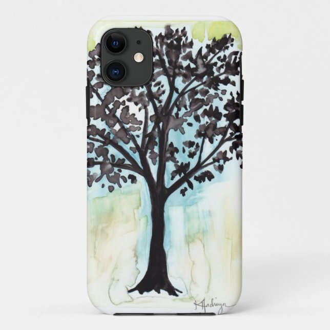 silhouetted tree Case-Mate iPhone case (Back)