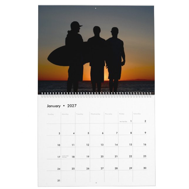 Silhouettes by Lorenzo Aguayo Calendar (Jan 2027)
