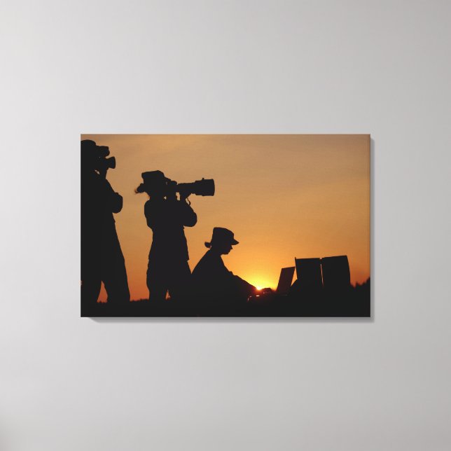 Silhouettes Canvas Print (Front)