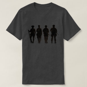 Silhouettes Through History Patriotic T-Shirt