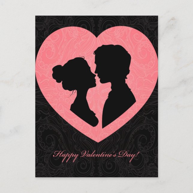 Silhouettes Valentine's Day Card (Front)