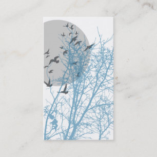 silhouscreen birds : appointment card