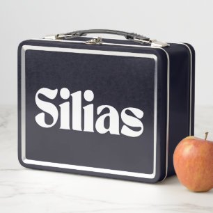 Silias Name Personalised Metal Lunch Box
