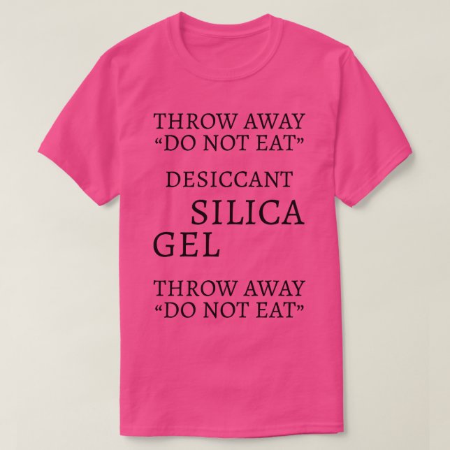 Silica Gel by Tobe Fonseca T-Shirt (Design Front)