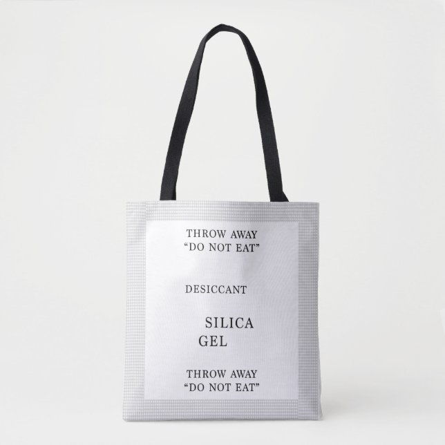 Silica Gel Pack Design Tote Bag (Front)
