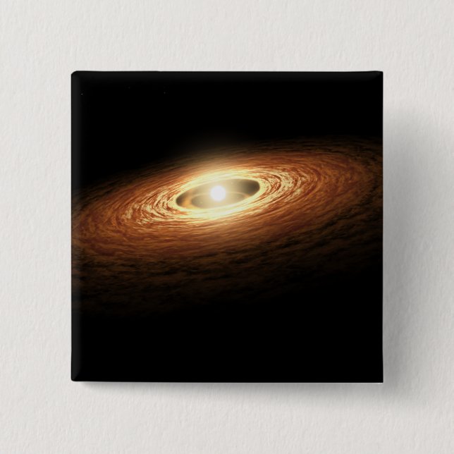 Silicate Crystal Formation 15 Cm Square Badge (Front)