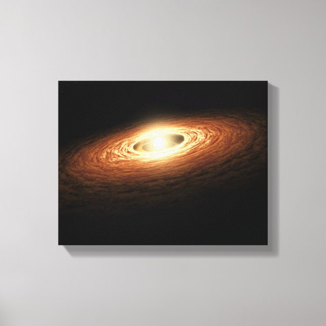 Silicate Crystal Formation Canvas Print (Front)