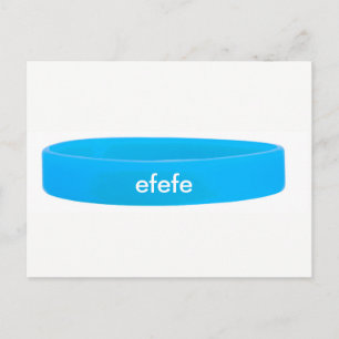 SILICONE WRISTBANDS POSTCARD