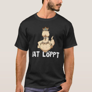 Silk Chicken Saying Chicken Coop King Dat Löppt Fl T-Shirt