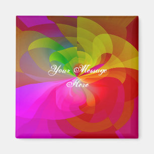 Silk Curtain Flower Magnet