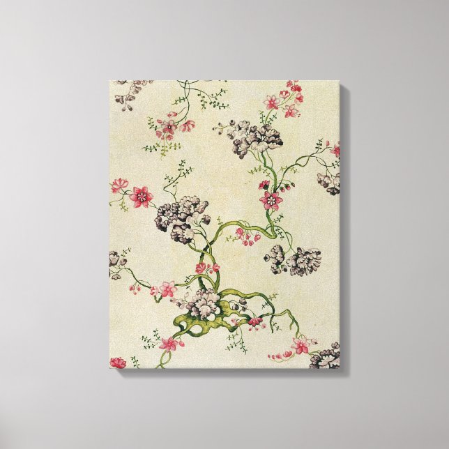 Silk design by Anna Maria Garthwaite, 1740 Canvas Print (Front)