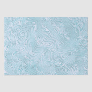 Silk Moire Pattern in Bright Aqua Tissue Paper