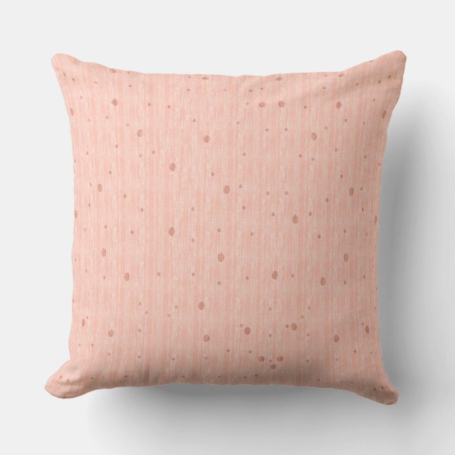 Silk Monotone - Peach Cushion (Front)