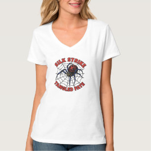 Silk Strike Tangled Fate Spider Art T-Shirt