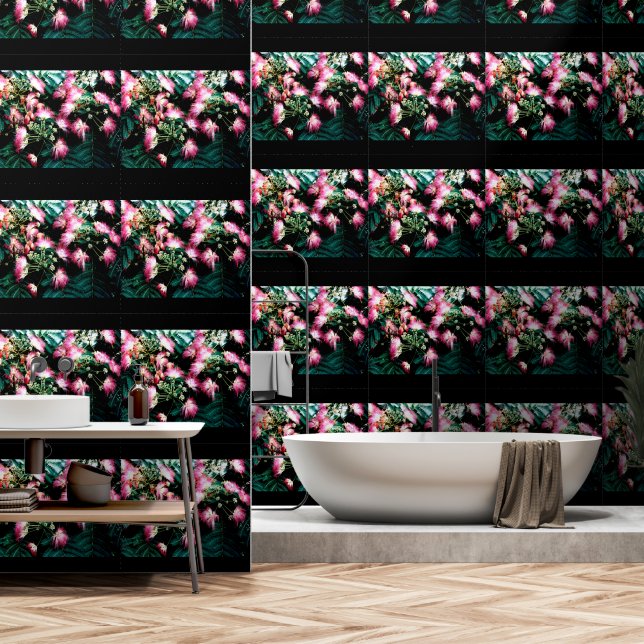 Silk Tree Wallpaper (Bathroom)