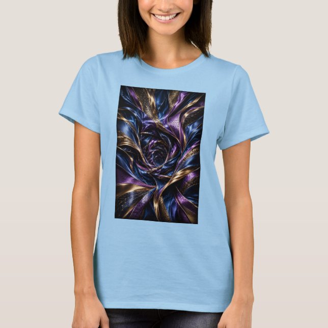 Silk Warp Illusion  T-Shirt (Front)