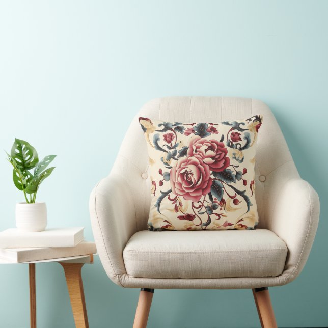 Silken Rose Dynasty Cushion (Chair)