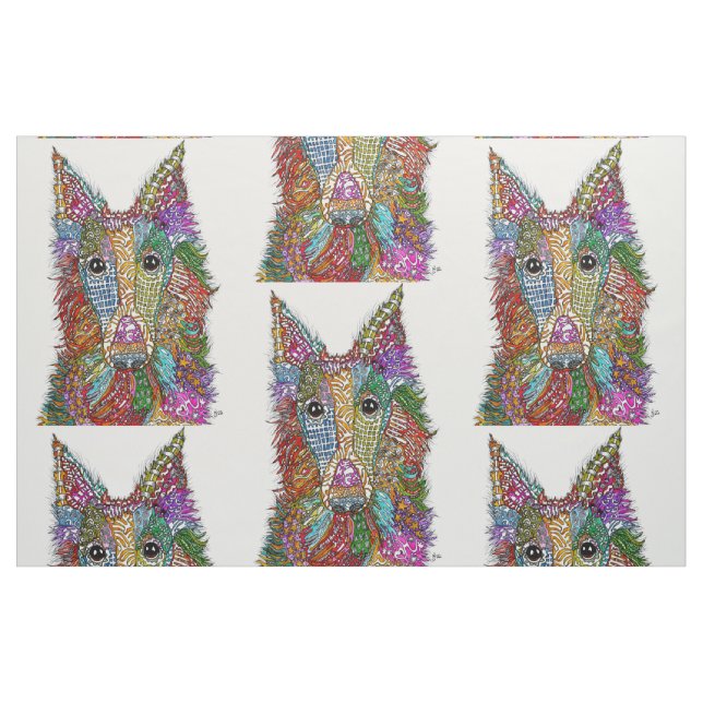 Silken Windhound Dog Fabric (Fat Quarter)