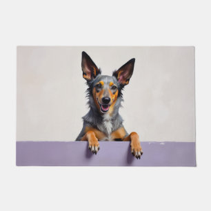 Silken Windhound Doormat Art