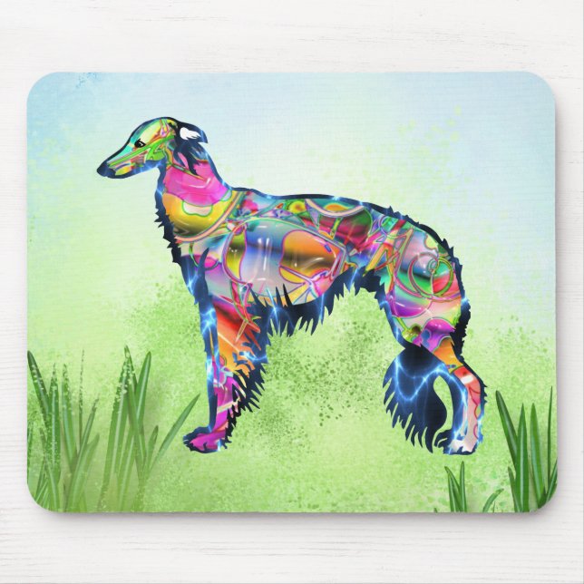 Silken Windhound Mouse Pad (Front)