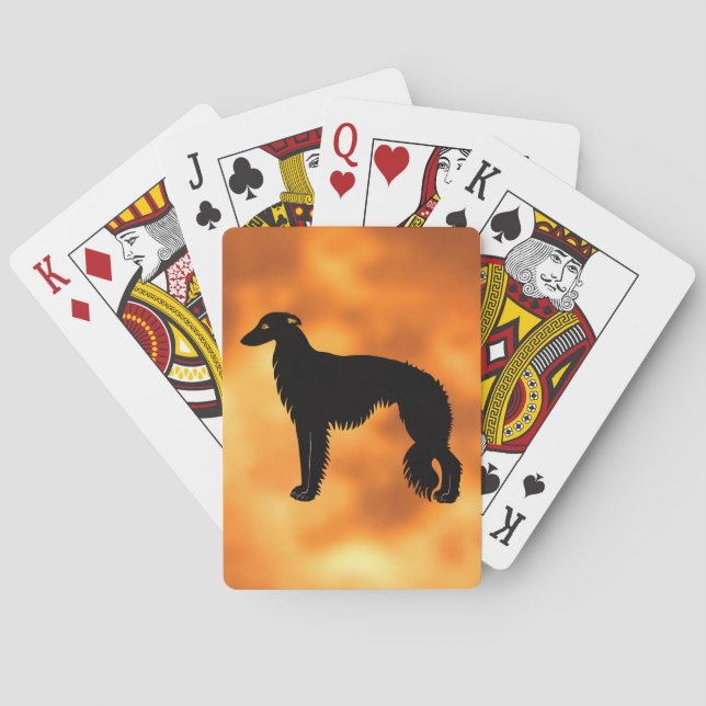 Silken Windhound Playing Cards (Back)