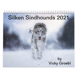 Silken Windhounds 2021 by Vicky Groebl - Adults 2 Calendar