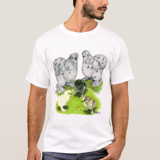 Silkie Bantam Splash Family T-Shirt