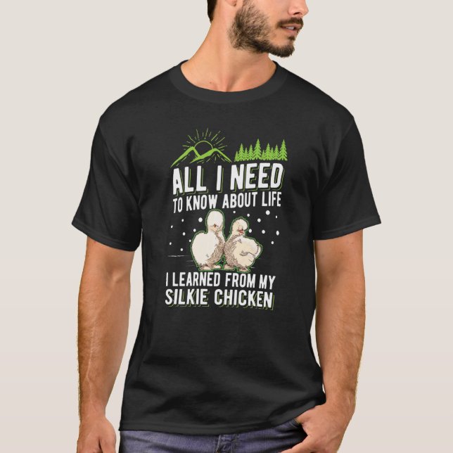 Silkie Chicken T-Shirt (Front)