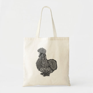 silkie chicken tote