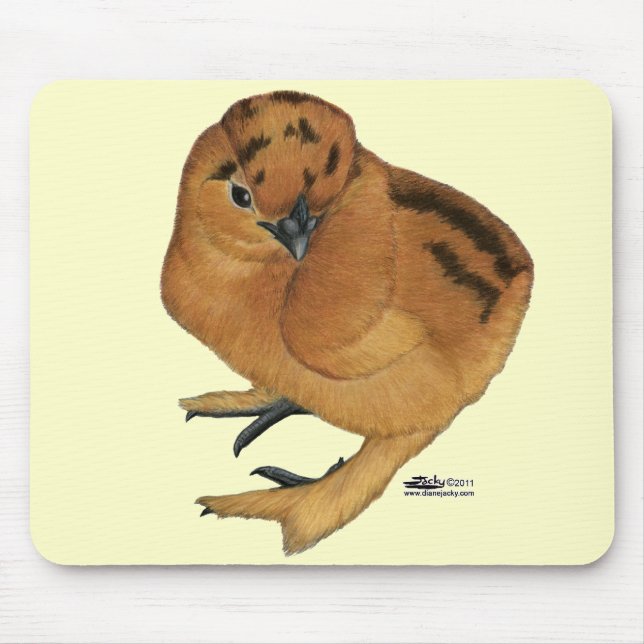Silkie Red Chick Mouse Pad (Front)
