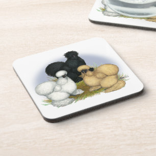 Silkie Trio Coaster
