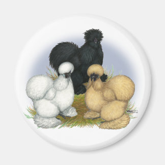 Silkie Trio Magnet